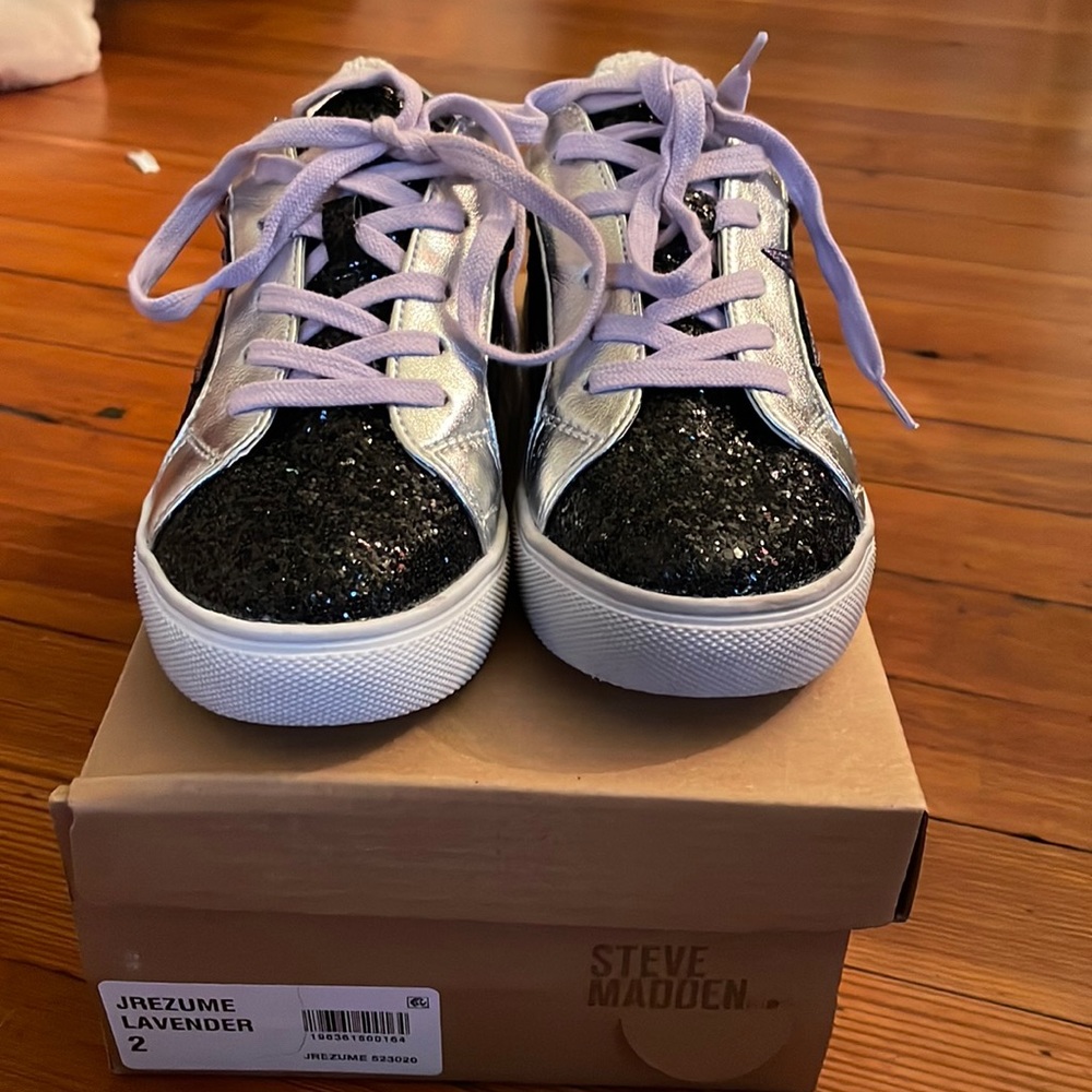 Steve Madden kids resume sneakers